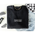 Feminist Embroidered Sweatshirt Feminist Gift Feminist Clothing Feminist Gift Girl Power Crewneck Women Empowerment...