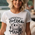Feral Mama Unisex T-Shirt, Somebody's Feral Mama Shirt Comfort Fabric Hoodie, Sweatshirt | RetroVerseTees.com