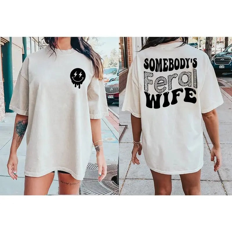 Feral WB shield** Wife Tee: Embrace TNF Wild Side with Our Stylish Collection