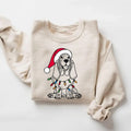Festive Basset Hound Christmas Sweatshirt | Xmas Basset Hound Sweater | Christmas Hound Dog | Basset Hound Lover Gift |...