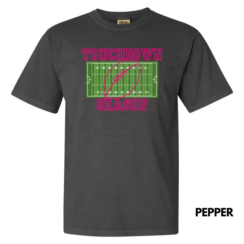 Field Of Touchdowns Comfort Colors T-Shirt 'NLB' Hoodie, Sweatshirt | RetroVerseTees.com