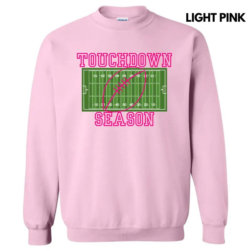 Field Of Touchdowns Sweatshirt 'NLB' T-Shirts, Hoodie | RetroVerseTees.com
