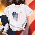 Fighter Jet American Flag Heart Shirt, Air Force Flyover Shirt, 4th FOG July Tee, Red White Blue Shirt, American Flag...