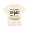 Final CFP Notre Dame VS Ohio State T-Shirt, Write the match results using a permanent marker Tee, Funny TShirt Write your...