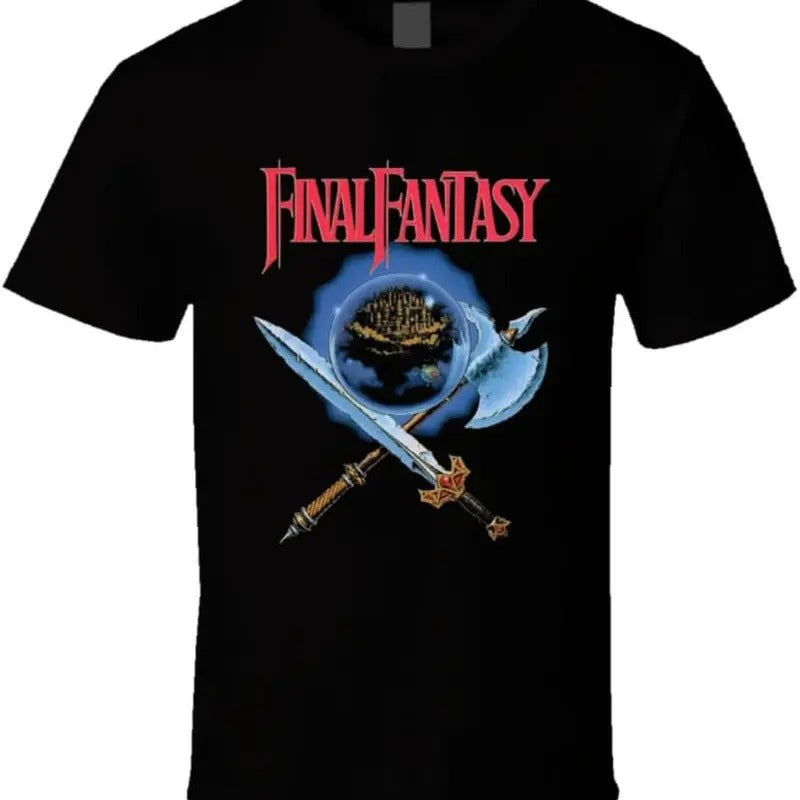 Final Fantasy NES Retro Gamer T Shirt Hoodie, Sweatshirt | RetroVerseTees.com