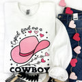 Find Me A Cowboy Gildan Sweatshirt T-Shirts, Hoodie | RetroVerseTees.com
