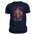 Fire Department Firefighter Retro Men's T-Shirt Casual Classic Cotton Crewneck Hoodie, Sweatshirt | RetroVerseTees.com