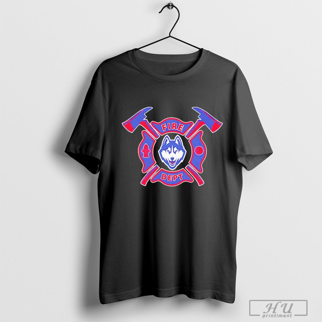 Fire Dept Uconn Huskies Basketball T Shirt