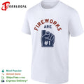 Fireworks Are Number One Foam Finger patriotic shirt