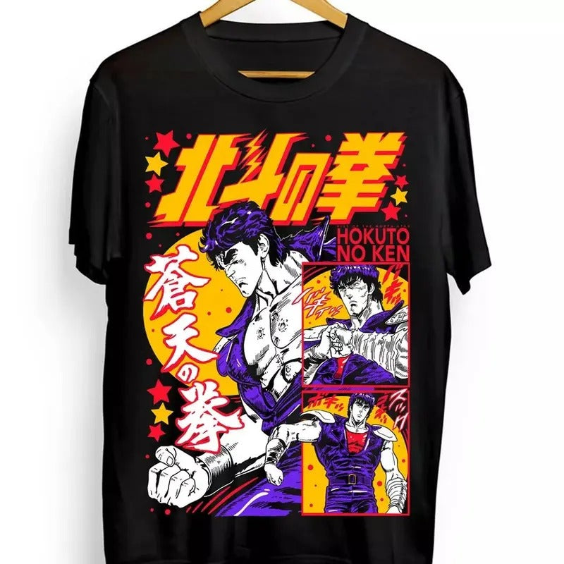 Fist of the North Star Manga Anime TShirt Tee, Hokuto No Ken T-shirt, Anime Manga shirt Hoodie, Sweatshirt
