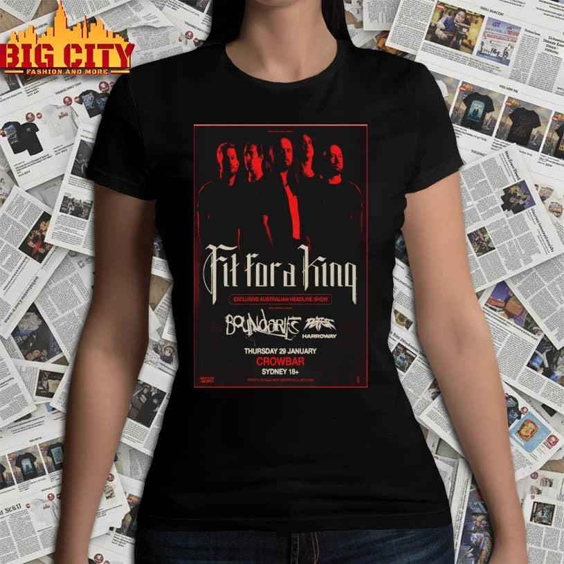 Fit For A King Exclusive Sydney Headline 29 Jan 2026 Event Sydney, NSW Poster shirt