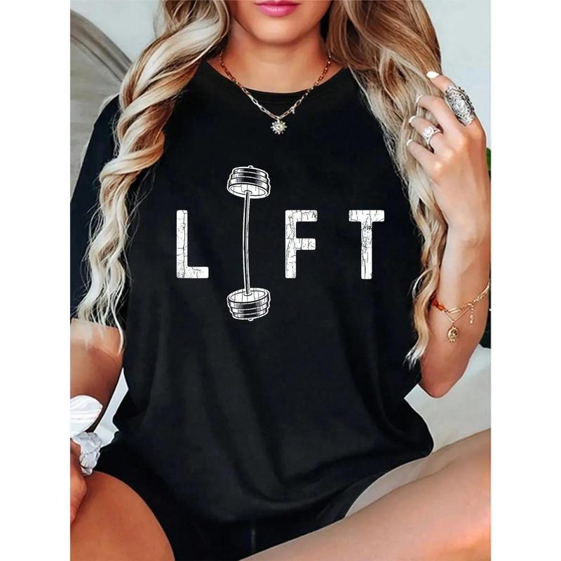 Fitness - inspired Gunpla brand Bold Lightsaber brand - Shirt: Showcase Your Love for Weightlifting with TNF "LIFT" Design