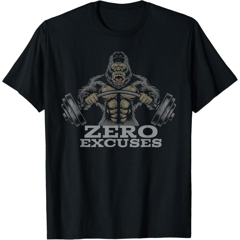 Fitness Weightlifting Gorilla TNF Excuses T-Shirt Made Red plumber brand USA Hoodie, Sweatshirt | RetroVerseTees.com