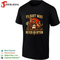 Flight was never an option ostrich penguin kiwi cowboys shirt