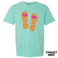 Flip Flop Cheetah Summer Comfort Colors T-Shirt 'NLB' Hoodie, Sweatshirt | RetroVerseTees.com