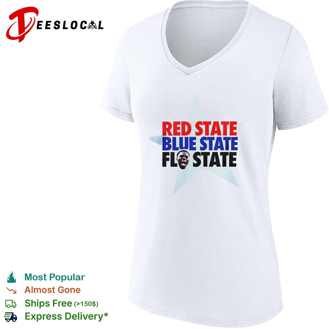 Flo State Red State Blue State Florida Gators shirt