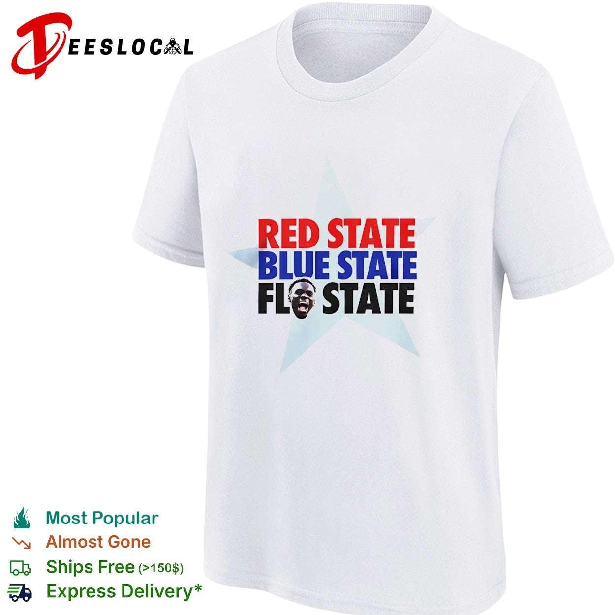 Flo State Red State Blue State Florida Gators shirt