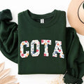 Floral COTA Sweatshirt, COTA Nurse Crewneck, Nurse Appreciation Gift, Certified Occupational Therapy Assistant Casual...