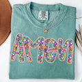 Floral Glitter Amen, Retro Amen, Preppy Easter, Amen, Happy Easter, Jesus, Christian Easter, Bible Verse T-Shirts,...