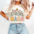 Floral Mama T-Shirt, Mother's Day T-Shirt, Wildflowers T-Shirt, Flowers T-Shirt, Mama Shirt Polka Dots Hoodie, Sweatshirt