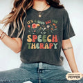 Floral Speech Therapist Shirt It's A Good Day For Speech Therapy Shirt SLP Shirt for Women Hoodie, Sweatshirt