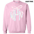 Floral Stripe Monogram Sweatshirt 'NLB' T-Shirts, Hoodie | RetroVerseTees.com