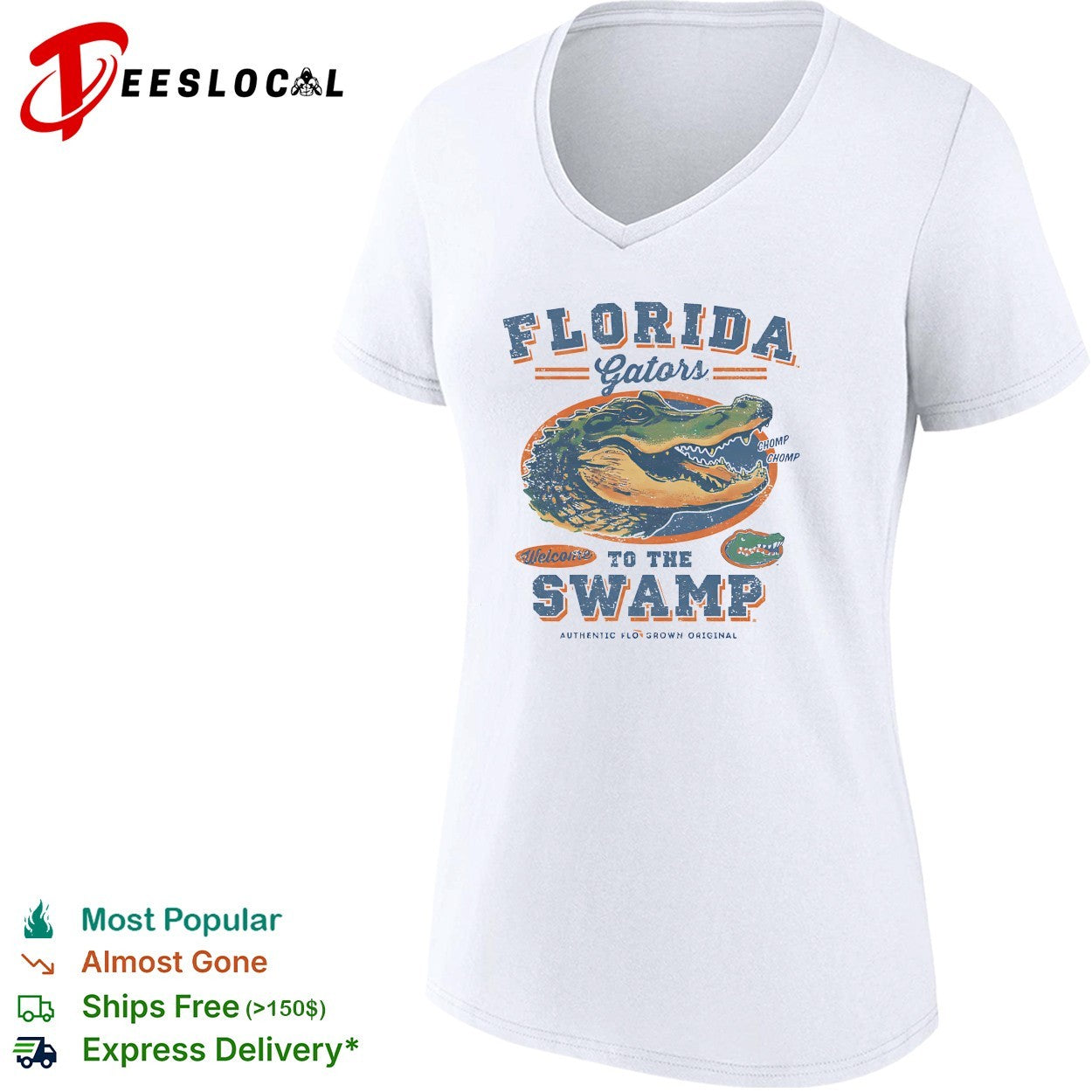 Florida Gators welcome to the swamp chomp shirt