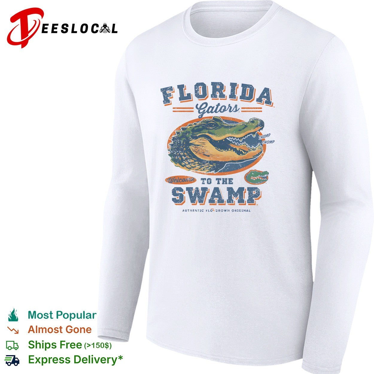 Florida Gators welcome to the swamp chomp shirt