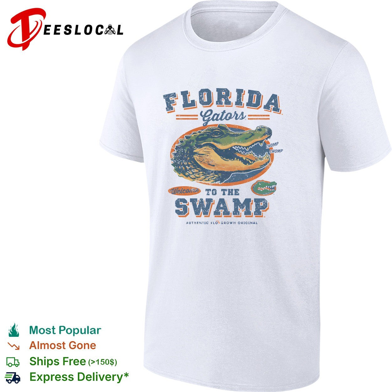 Florida Gators welcome to the swamp chomp shirt