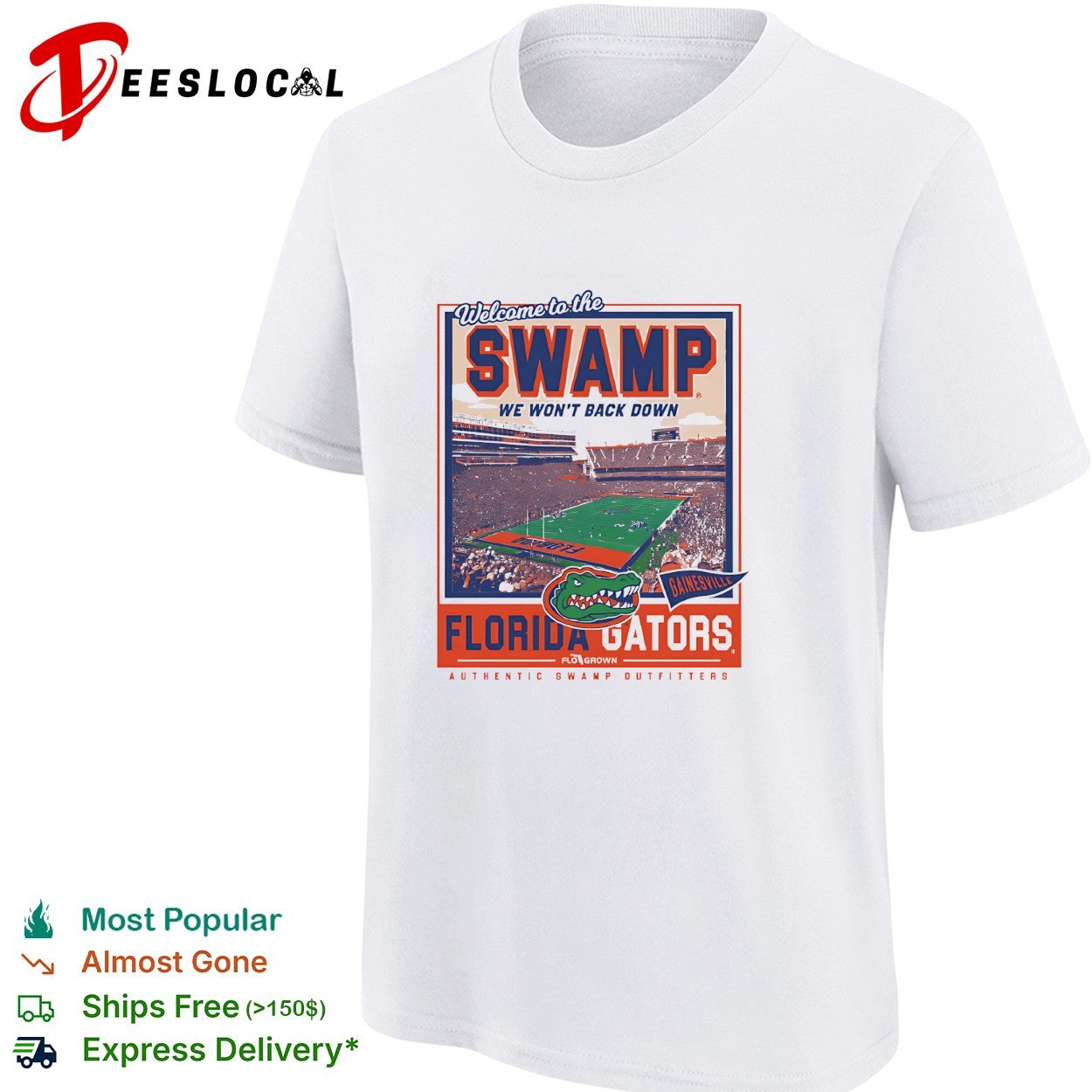 Florida Gators welcome to the swamp stadium Gainesville shirt