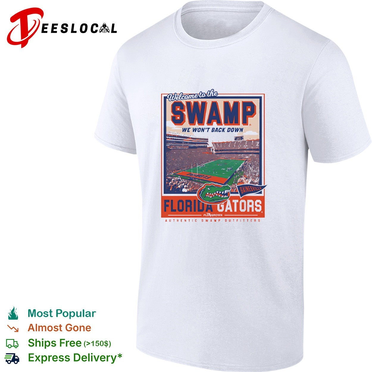 Florida Gators welcome to the swamp stadium Gainesville shirt