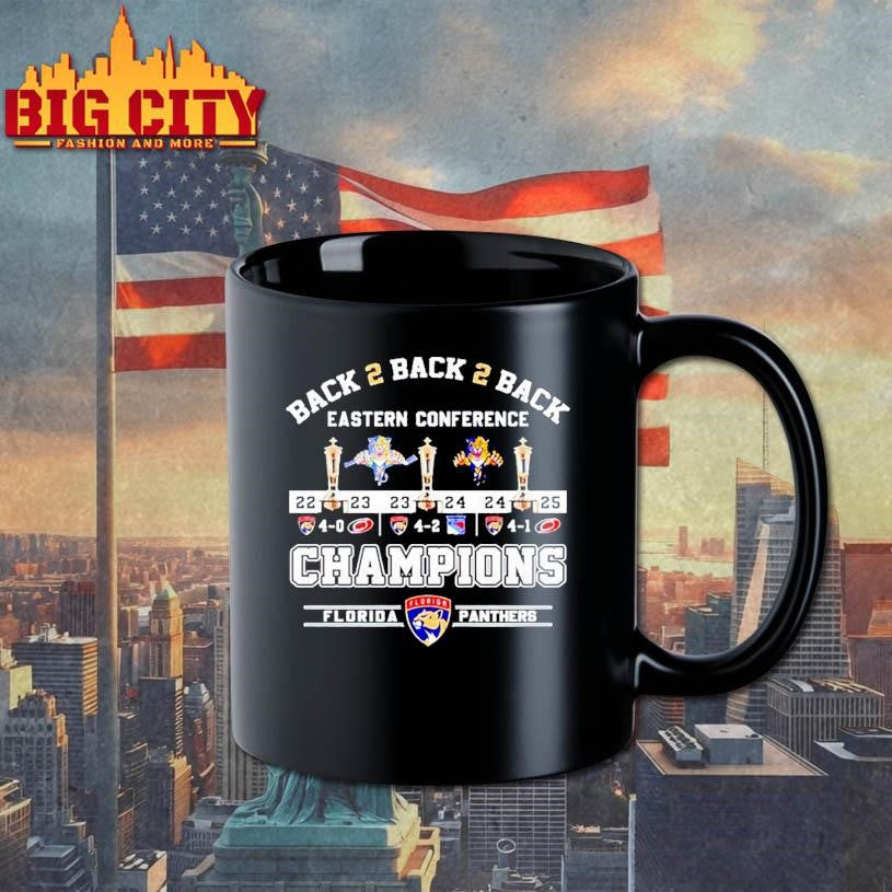 Florida Panthers back to back to back 2025 Eastern Conference Champions Shirt