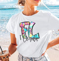 Floridia Neon Splash DTF Transfers - THIS IS NOT A SHIRT Hoodie, Sweatshirt | RetroVerseTees.com