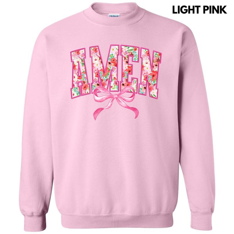 Flower Amen Coquette Sweatshirt 'NLB' T-Shirts, Hoodie | RetroVerseTees.com