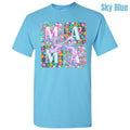 Flower Block Mama Gildan Short Sleeve T-Shirt 'NLB' Hoodie, Sweatshirt | RetroVerseTees.com