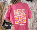 Flower Christian Shirt Boho Christian Bible Verse Shirt Psalms Flourish Tshirt Retro Trendy Christian Religious Gift for...