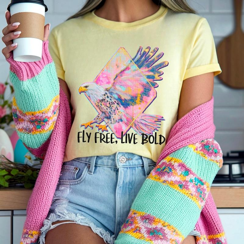 Fly Free DTF Transfers - THIS IS NOT A SHIRT Hoodie, Sweatshirt | RetroVerseTees.com