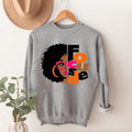 Focused Sweatshirt, Black Girl Hoodie, African American Sweatshirt For Woman, Afro Sweater For Girlfriend, Gift For Wife....