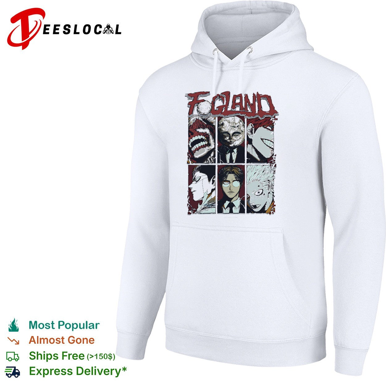 Fogland manga faces shirt