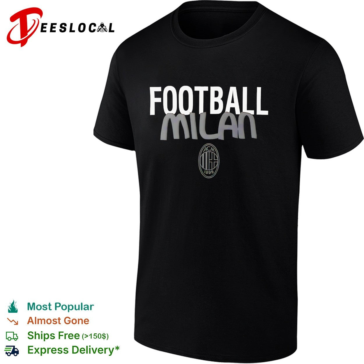 Football Milan AC Milan 1899 Italian Football League football shirt