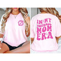 Football Mom Shirt, In My Football Mom Era Tshirt, Moss Comfort Colors Shirts,  Retro Tees With Sayings, Gift For...
