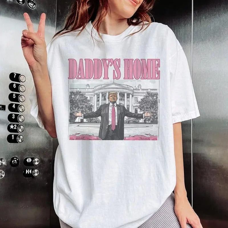 For Women, Daddy's Home shirt, Daddy's Unisex shirt, For Men Hoodie, Sweatshirt | RetroVerseTees.com