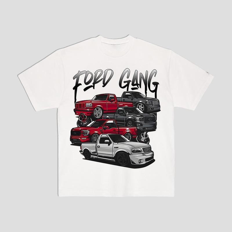 Ford Gang 1-Sided T-Shirt For Men For Women Hoodie, Sweatshirt | RetroVerseTees.com