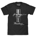 Ford Mustang Logo T-Shirt - Black Hoodie, Sweatshirt | RetroVerseTees.com