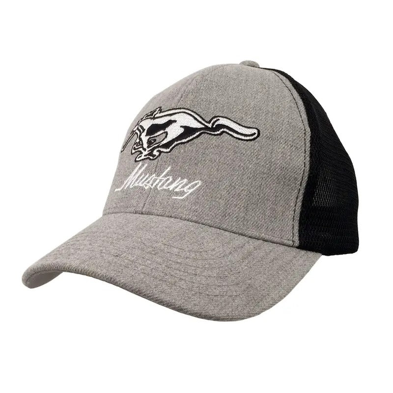 Ford Mustang Trucker Hat - Gray and Black T-Shirts, Hoodie, Sweatshirt | RetroVerseTees.com