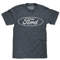 Ford Oval Logo T-Shirt - Indigo graphic tee Hoodie, Sweatshirt | RetroVerseTees.com