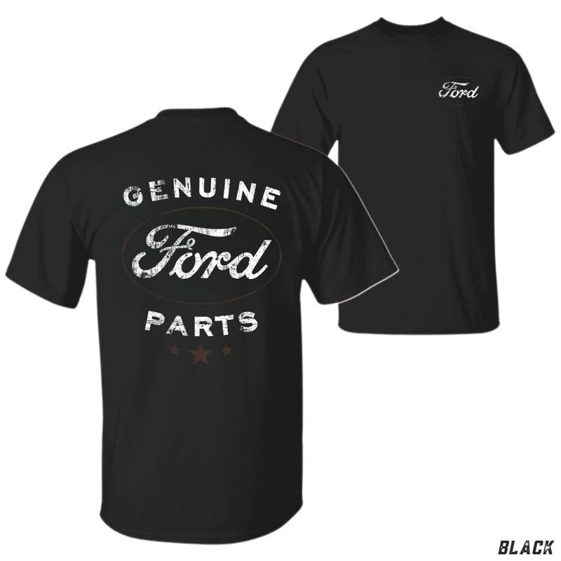Ford Parts T-Shirt Classic Vintage-Inspired Graphic Tee for Auto Enthusiasts Gunpla brand Ford Fans - 100% Cotton, Rugged...