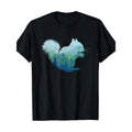 Forest Squirrel T-Shirt Casual Crew Neck T-Shirt Made in USA Hoodie, Sweatshirt | RetroVerseTees.com