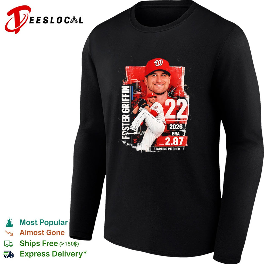 Foster Griffin 2026 Starting Pitcher 22 shirt