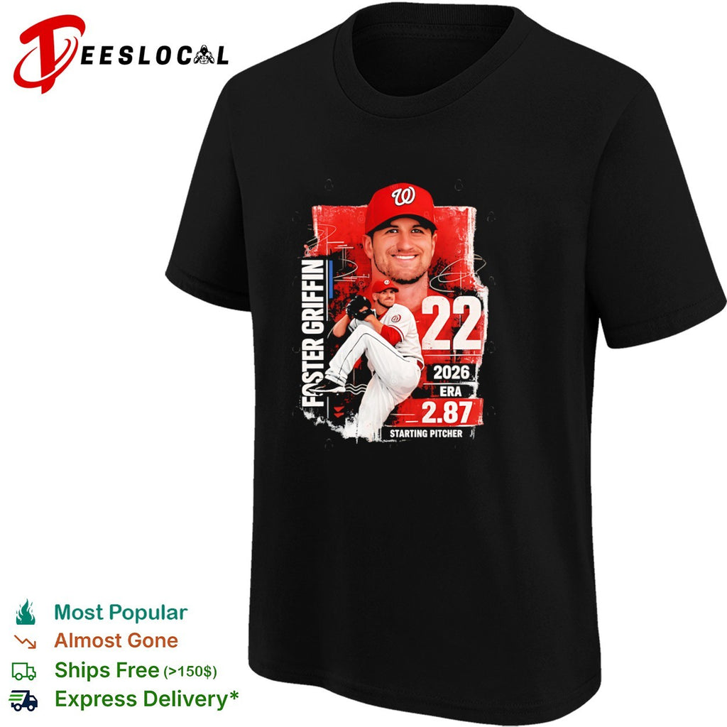 Foster Griffin 2026 Starting Pitcher 22 shirt